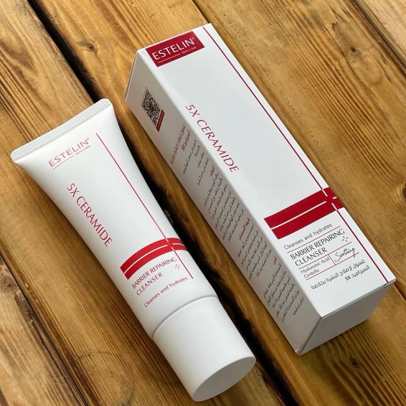 فوم شستشو ترمیمکننده و مرطوبکننده قوی استلین Estelin - تصویر 2